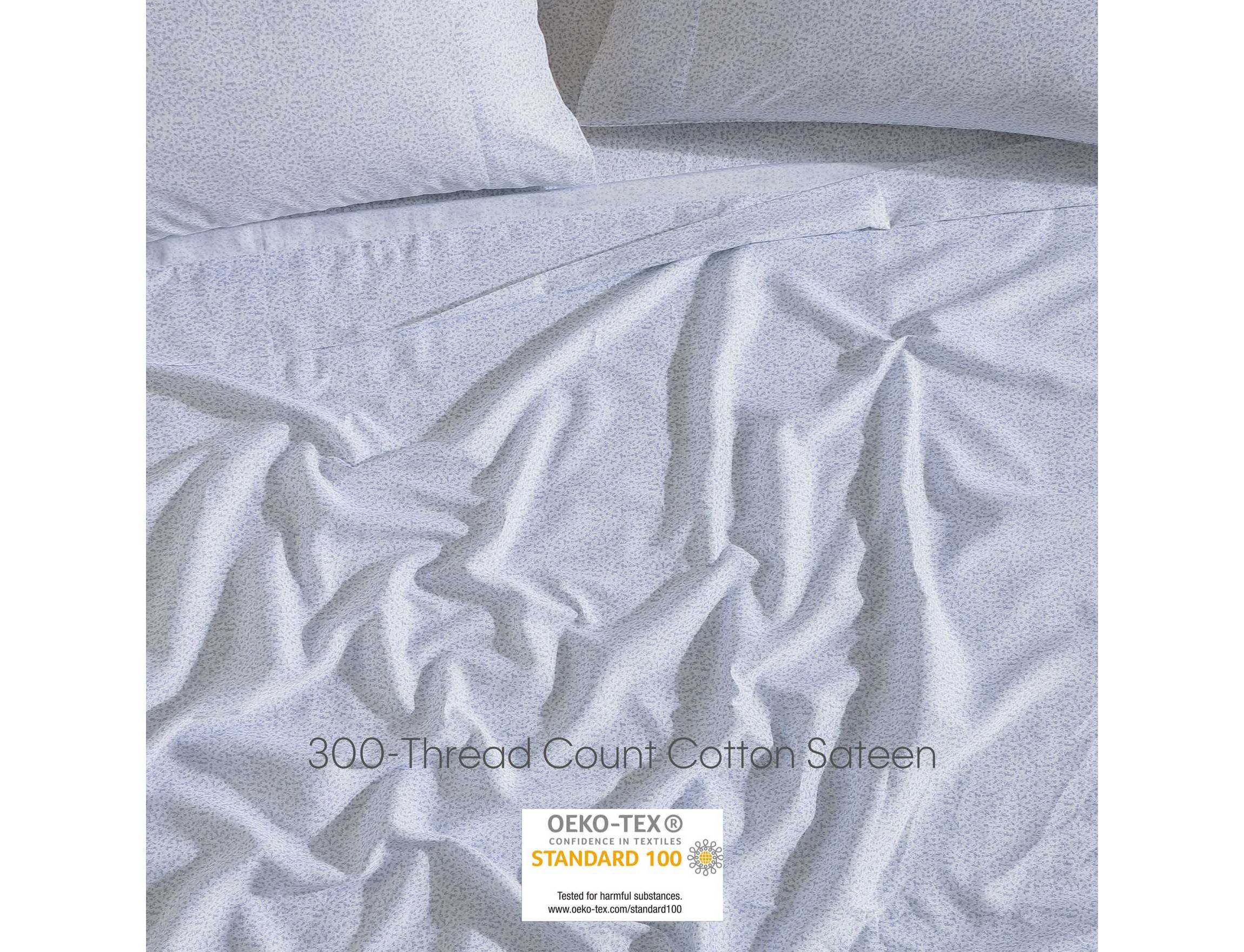 Abstract Ditsy Floral Cotton Sheet Set