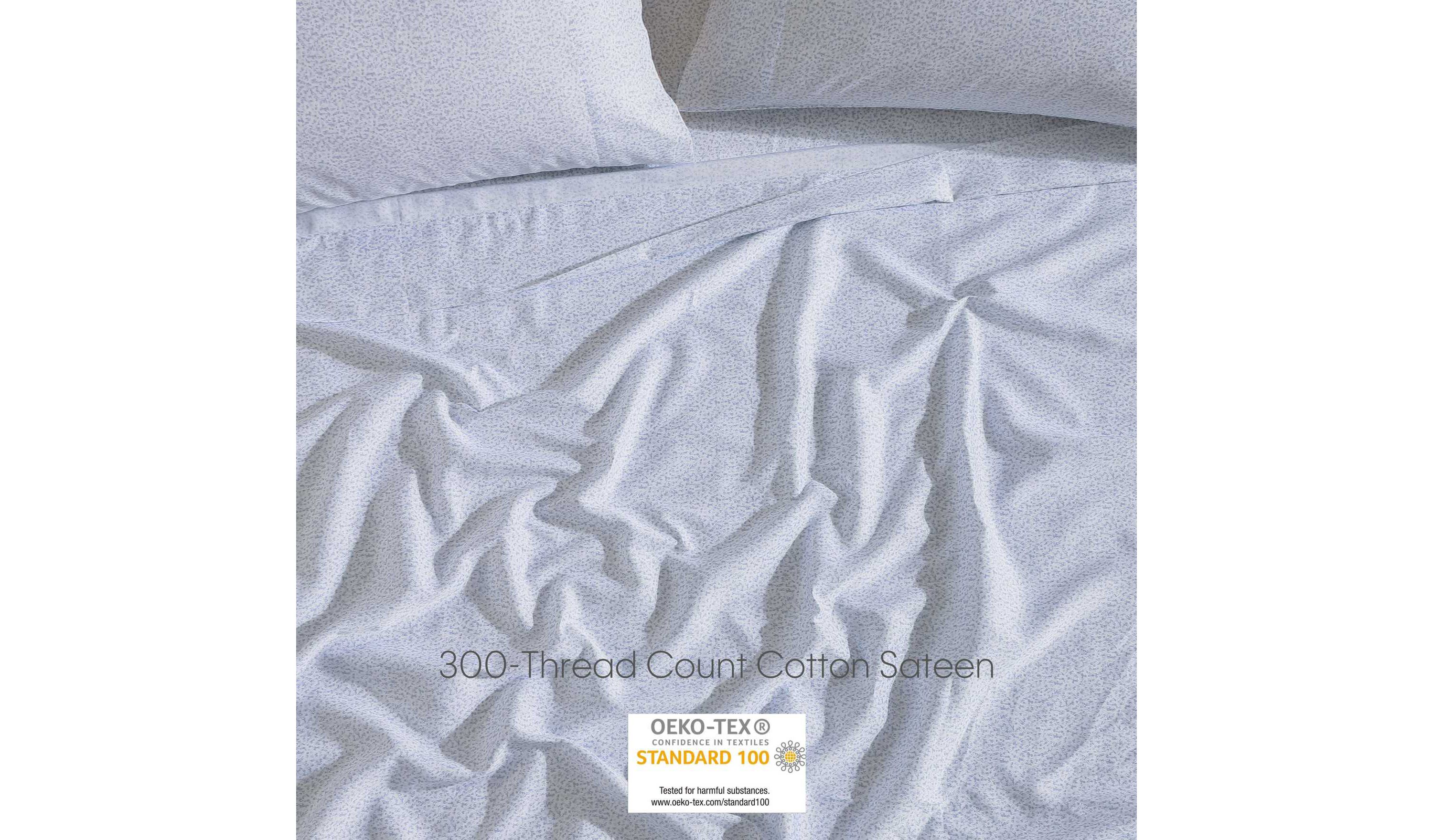 Abstract Ditsy Floral Cotton Sheet Set