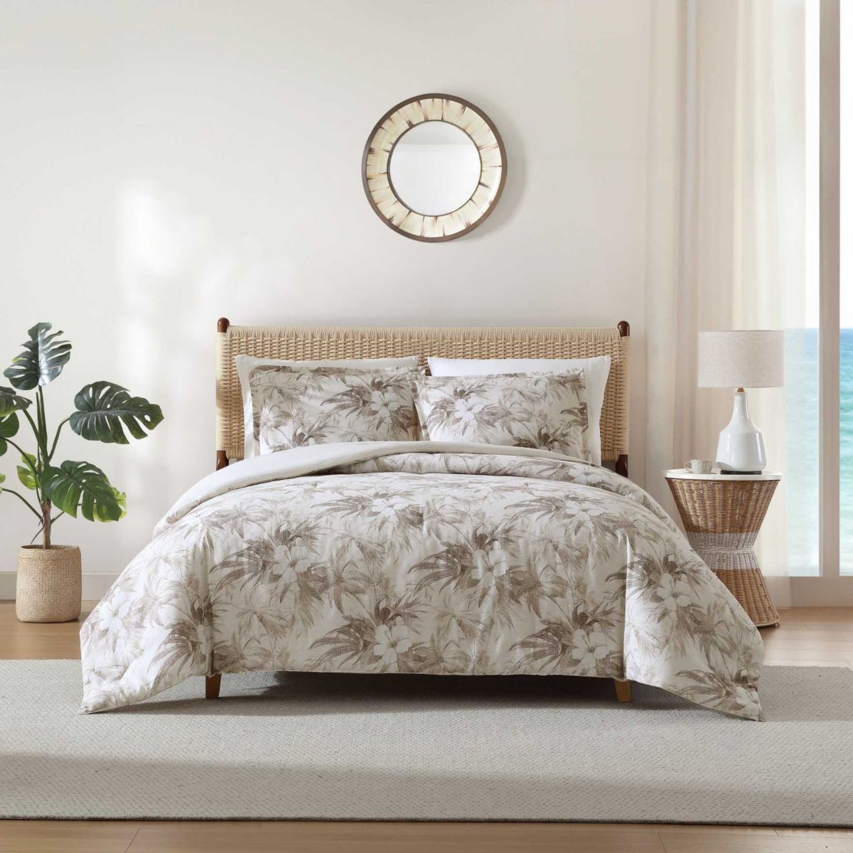 Beachway Blooms  Comforter-Sham Set