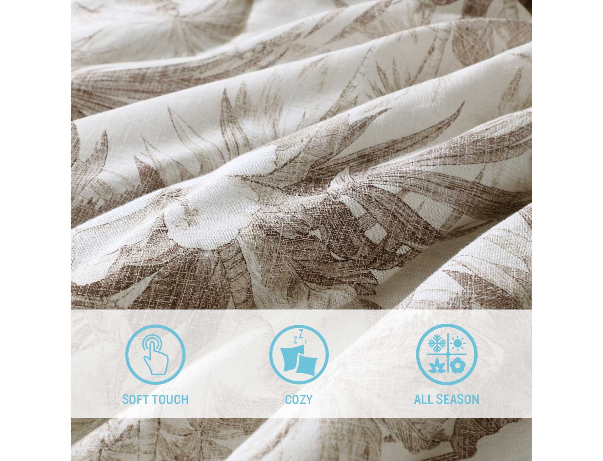 Beachway Blooms  Comforter-Sham Set