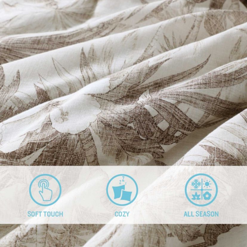 Beachway Blooms  Comforter-Sham Set
