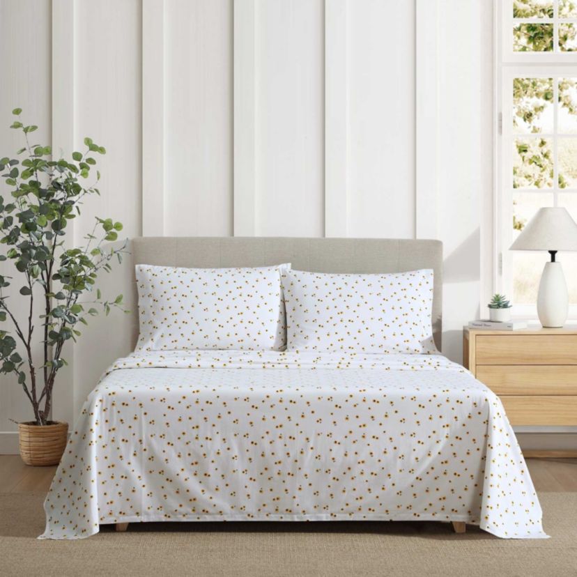 Eddie Sunflower Cotton Sheet Set