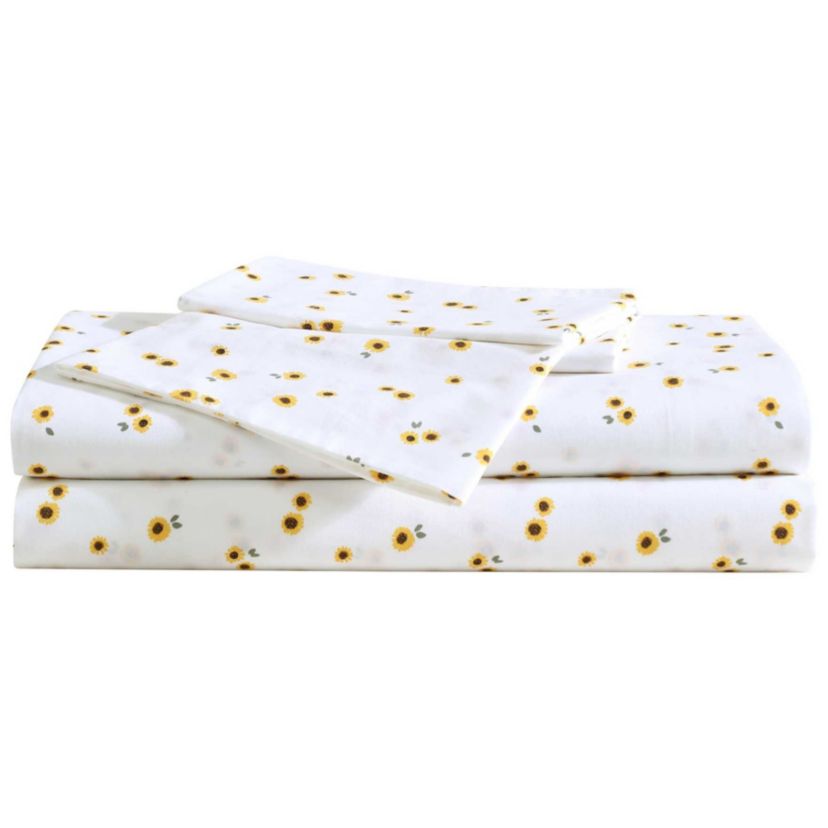 Eddie Sunflower Cotton Sheet Set