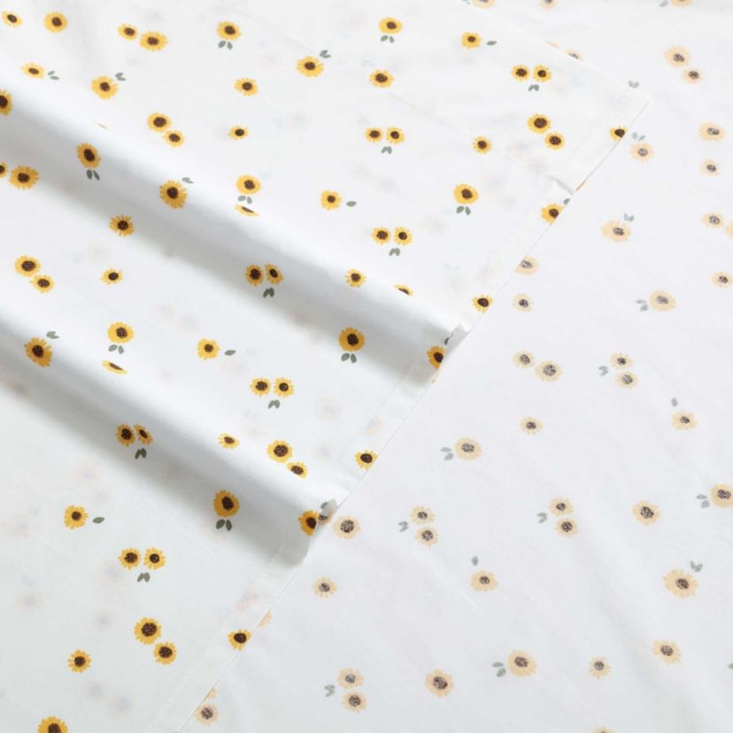 Eddie Sunflower Cotton Sheet Set