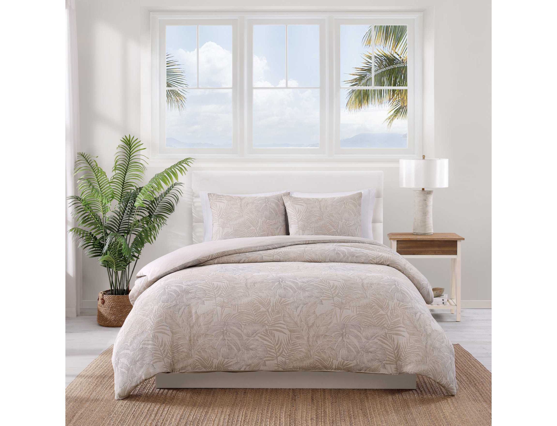 Jungle Palms Cotton Comforter-Sham Set