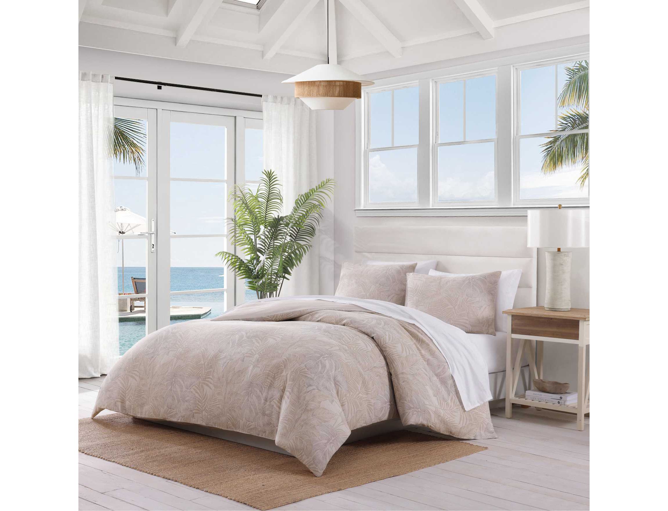 Jungle Palms Cotton Comforter-Sham Set
