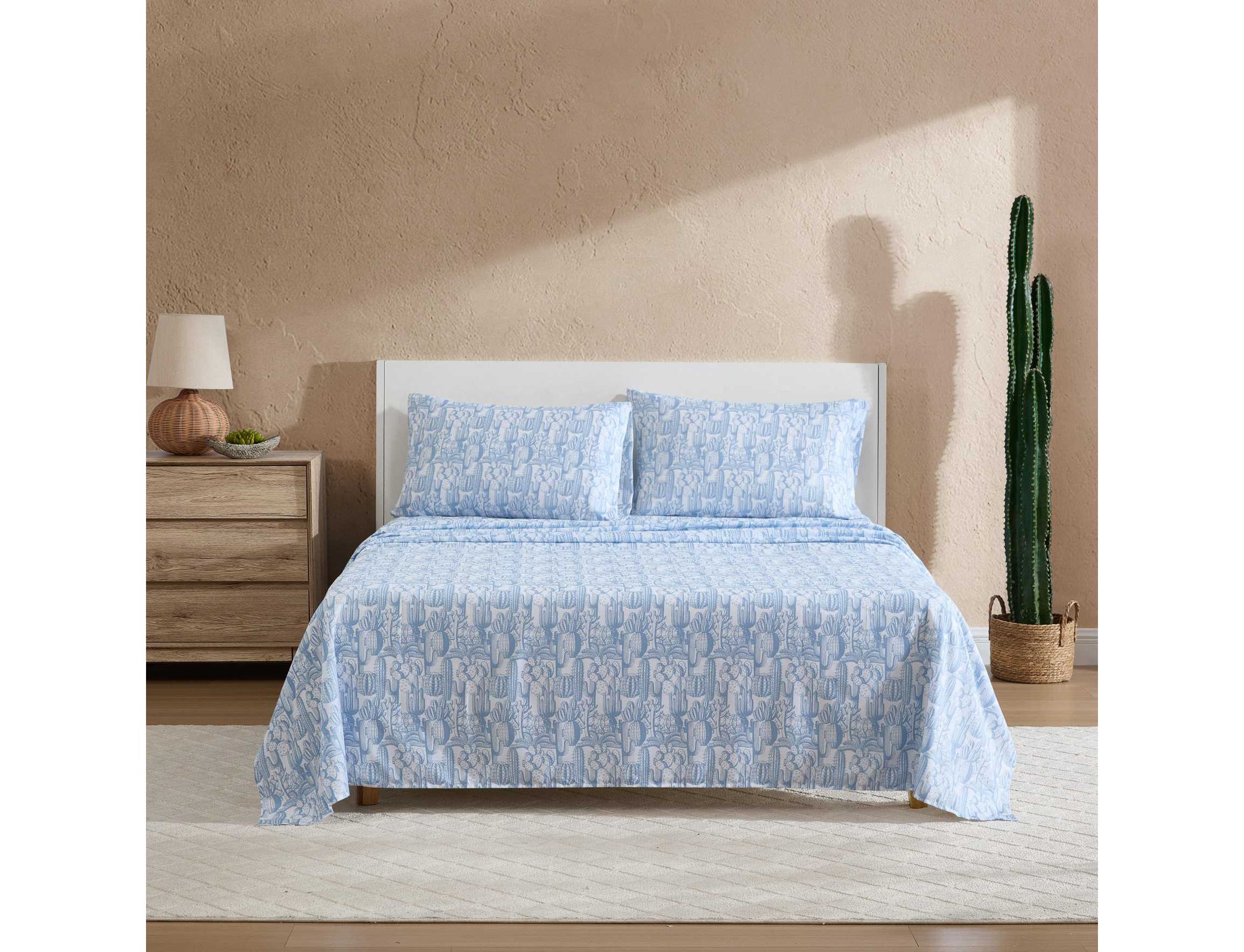 Cactus Toile Microfiber Sheet Set