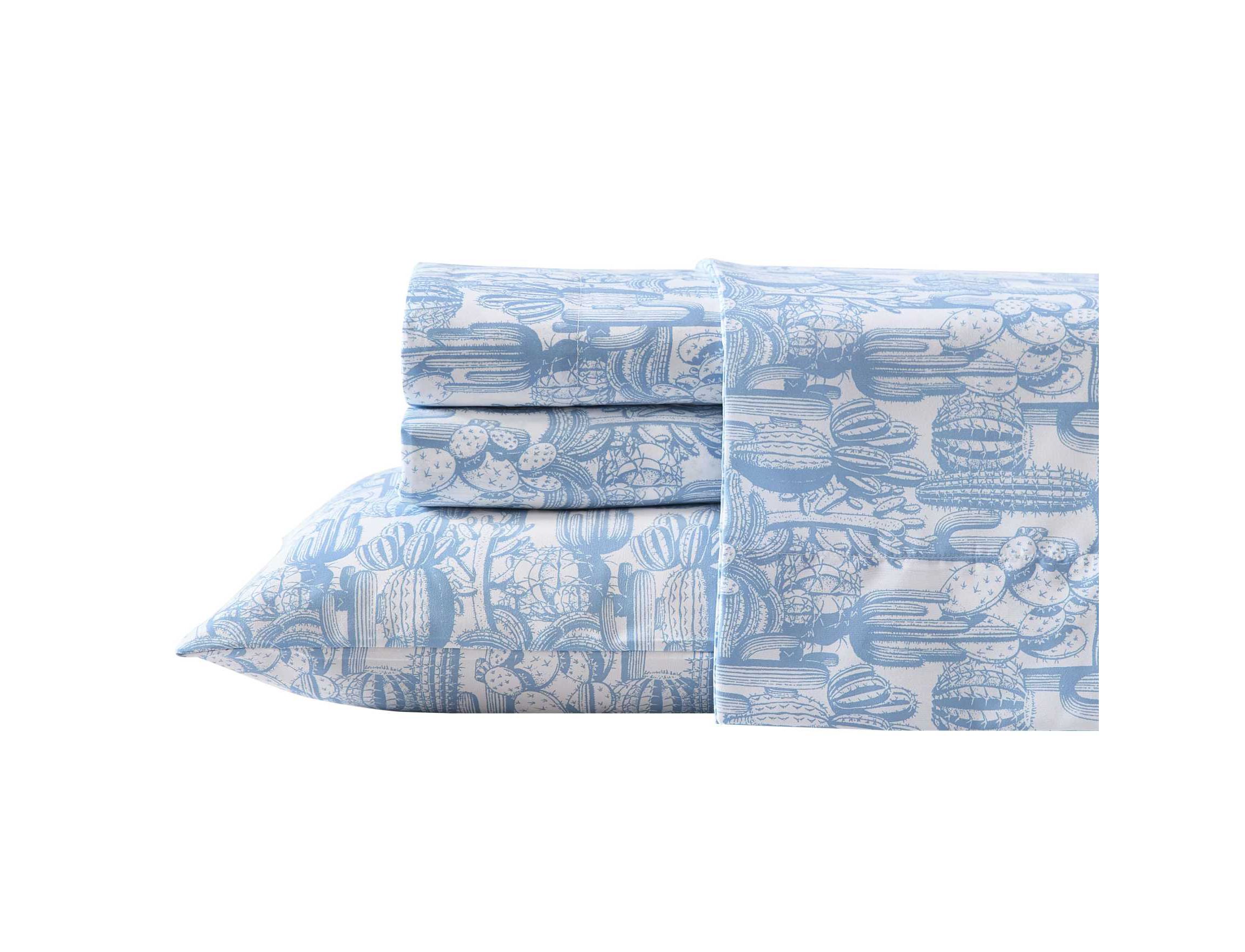 Cactus Toile Microfiber Sheet Set