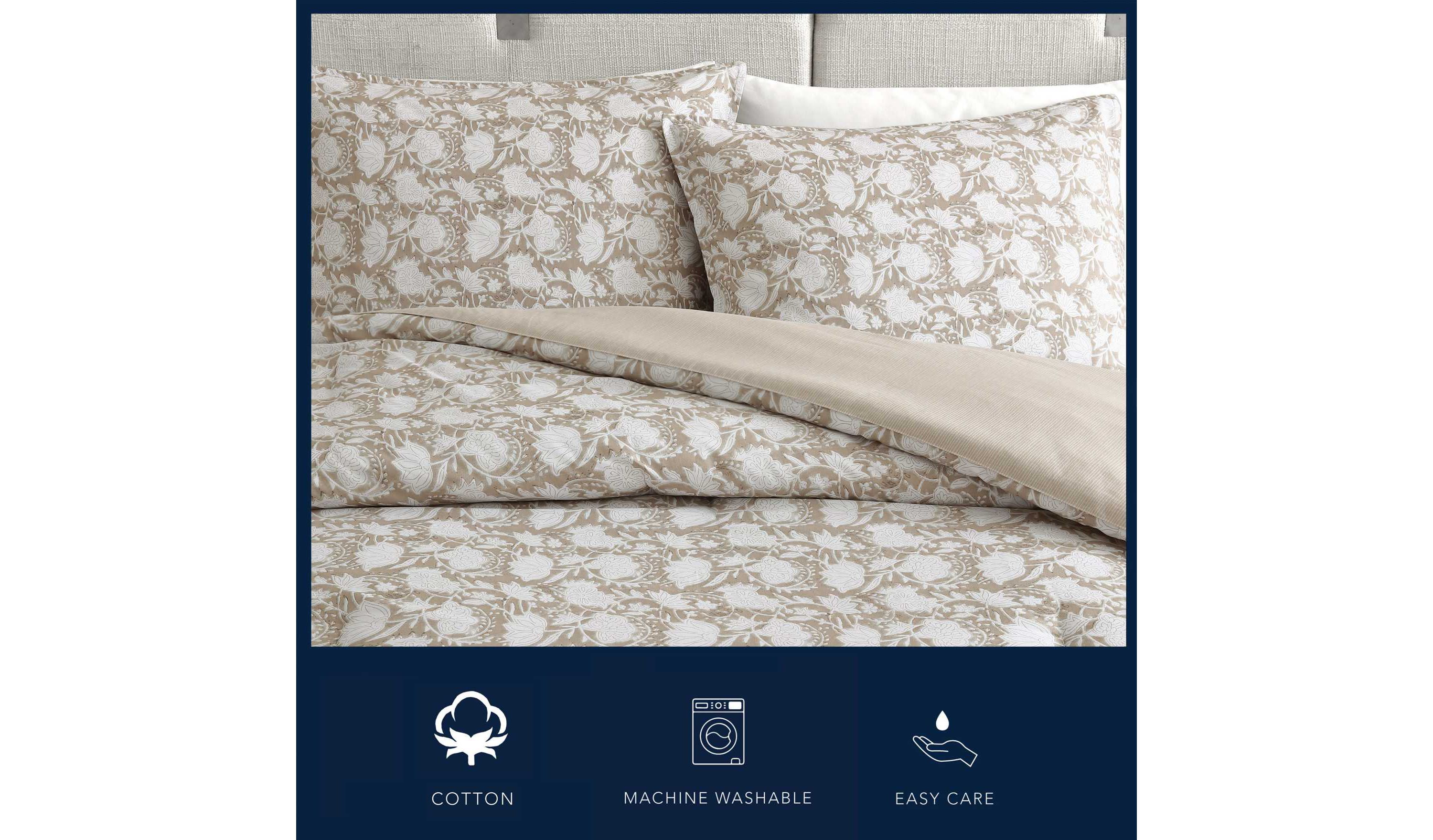 Bayport Floral Cotton Comforter Set