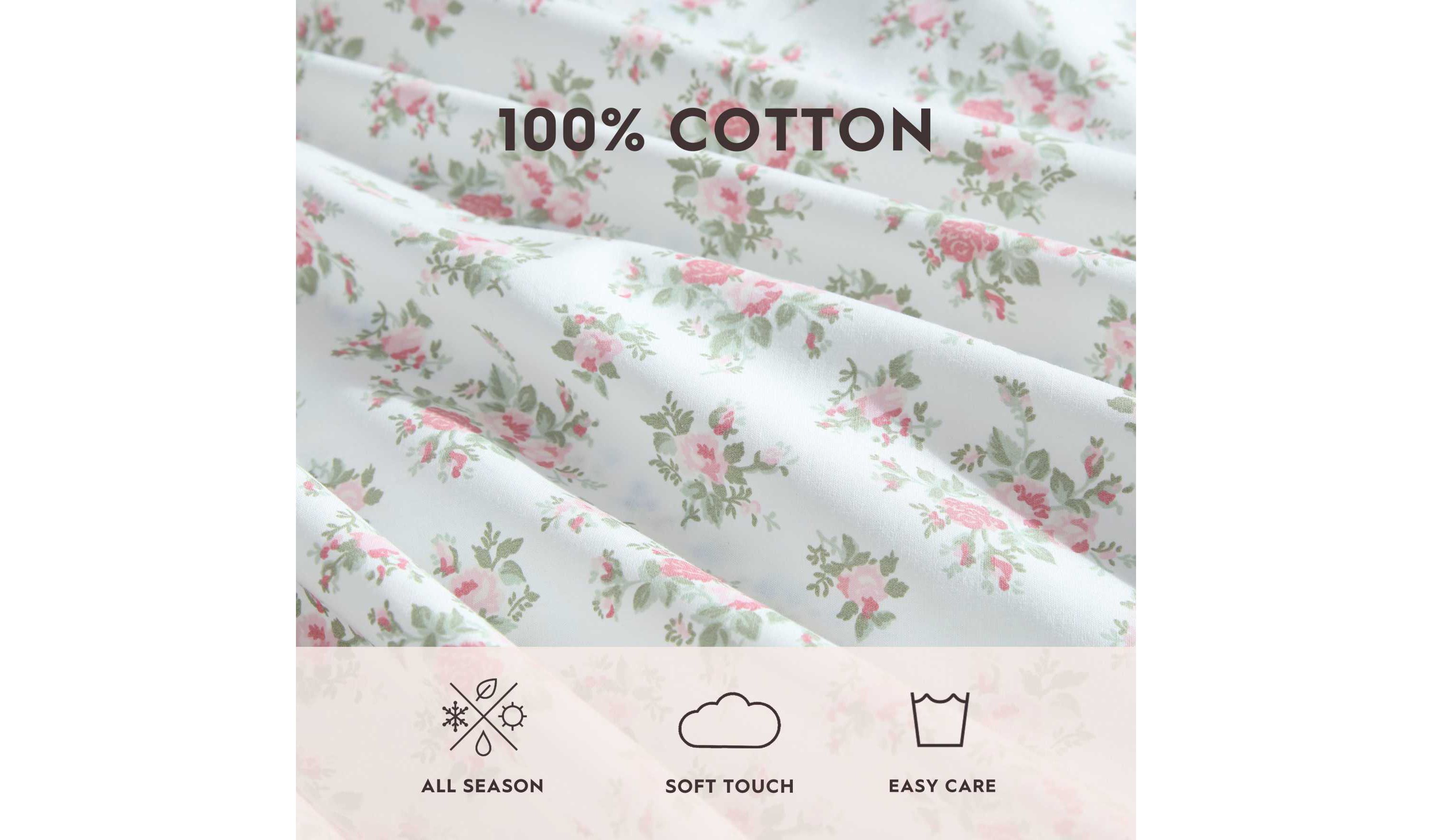 Leanna Rose Cotton Sheet Set