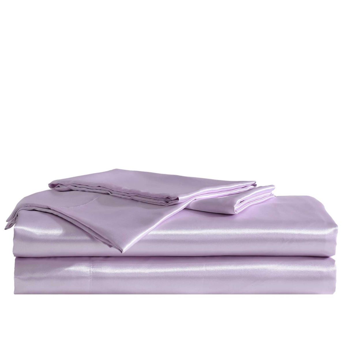 Solid Satin Microfiber Sheet Set