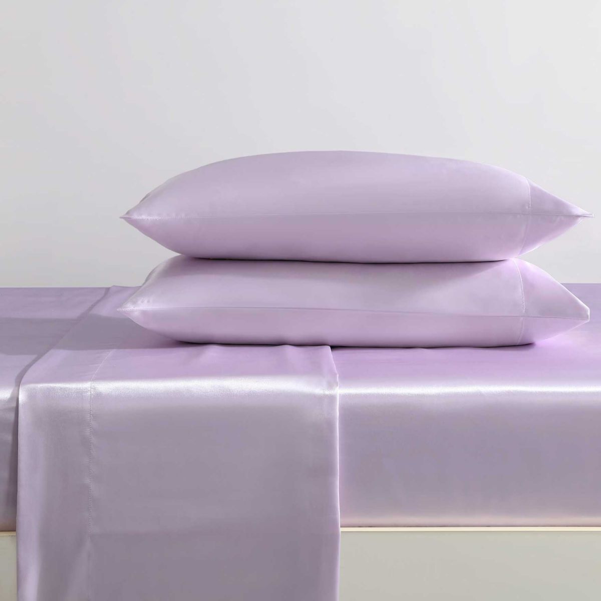 Solid Satin Microfiber Sheet Set