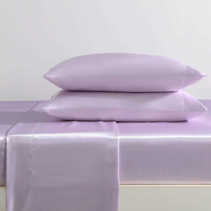 Solid Satin Microfiber Sheet Set