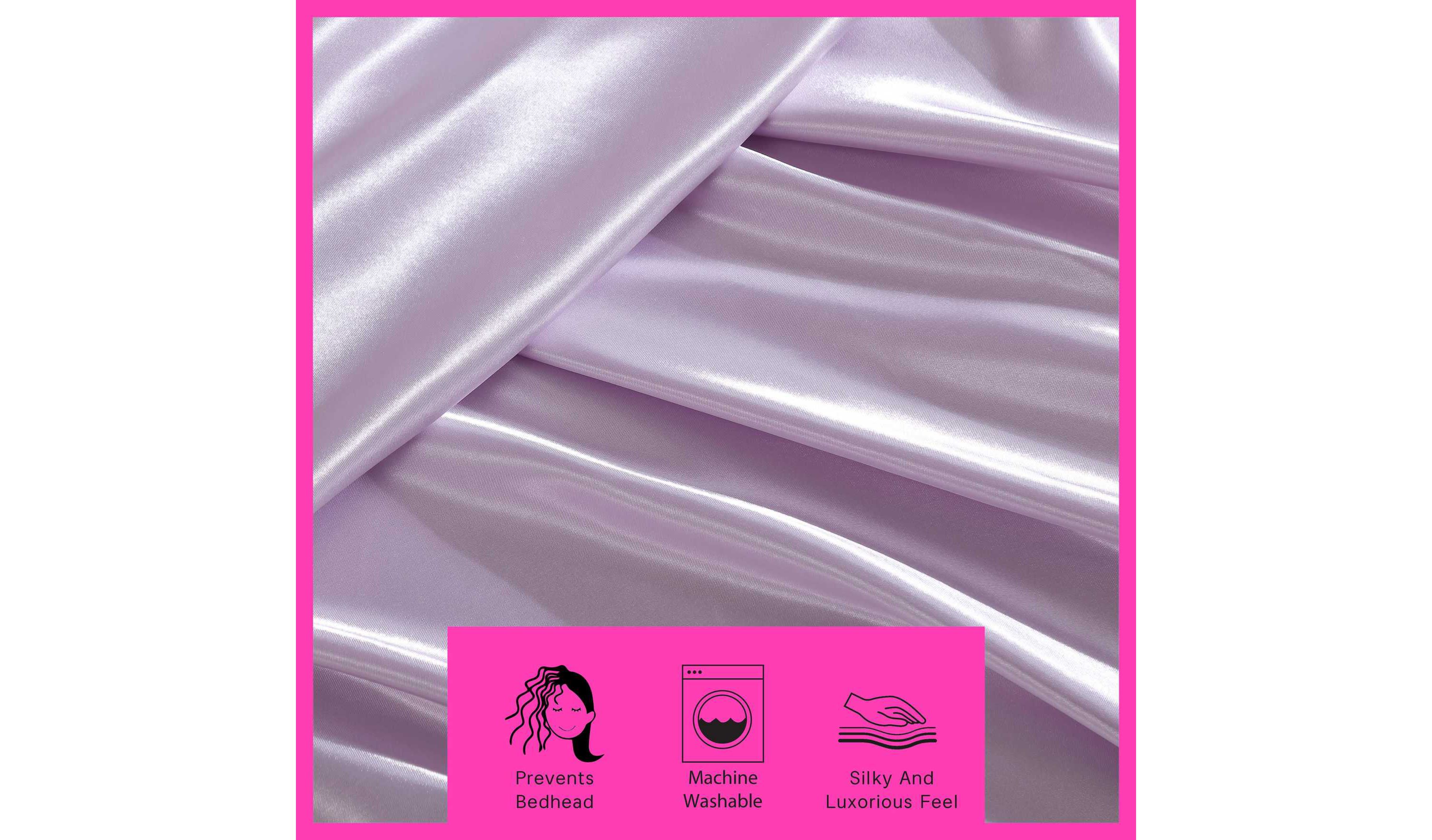 Solid Satin Microfiber Sheet Set