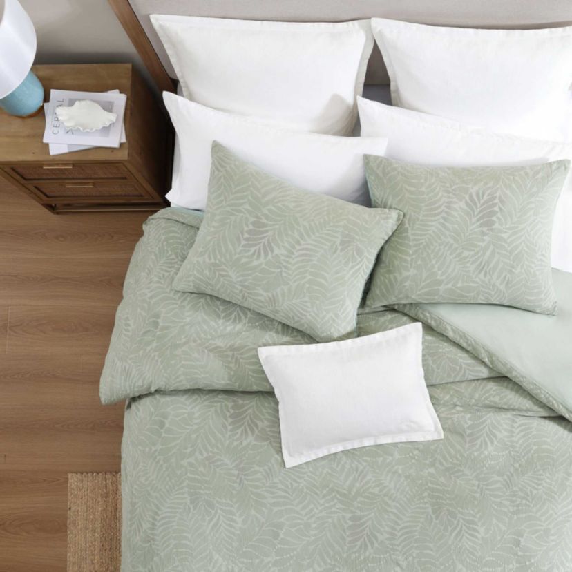 Harbor Palm Cotton Comforter Set