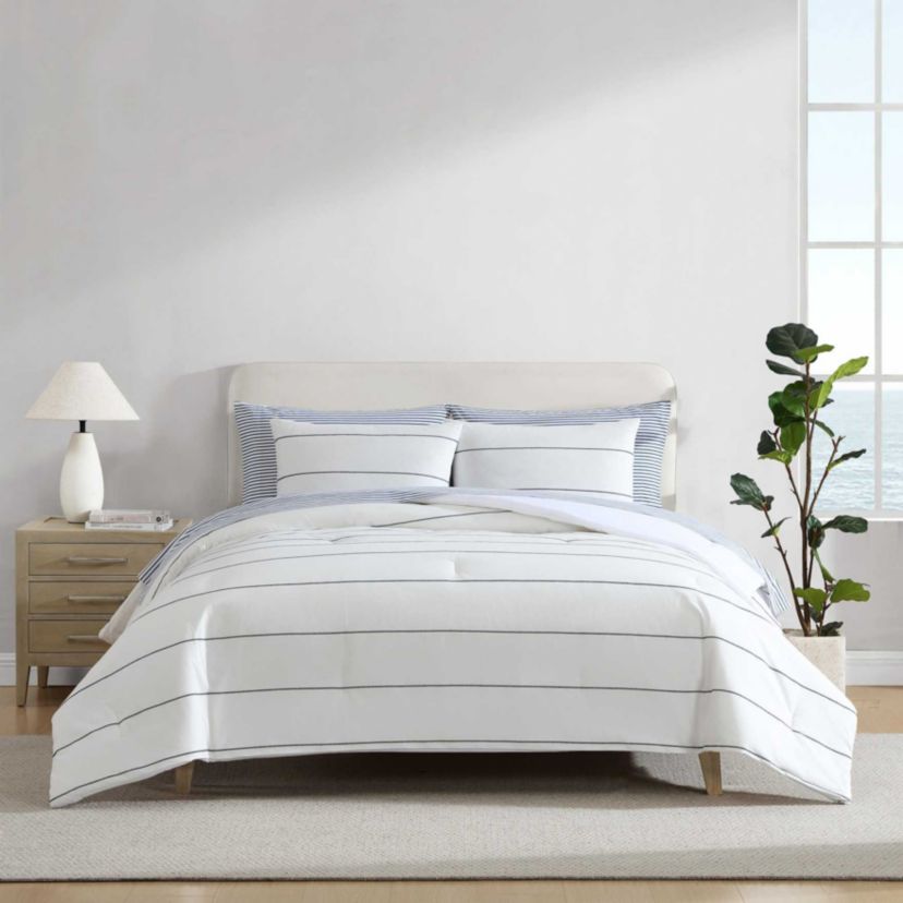 Naval Stripe Cotton Comforter Set