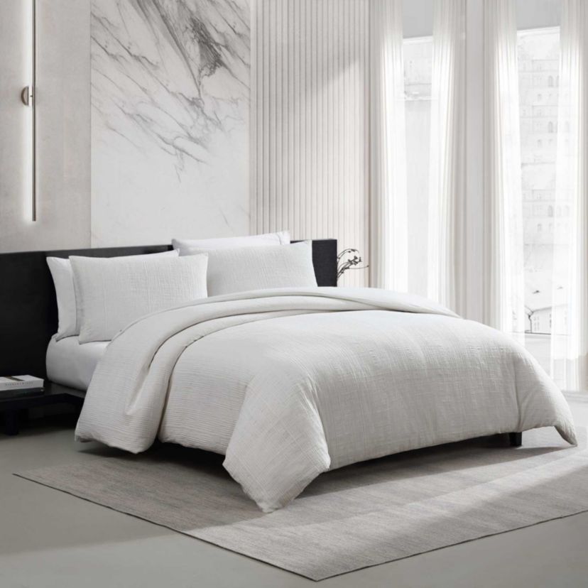 Bark Texture Cotton Comforter Set