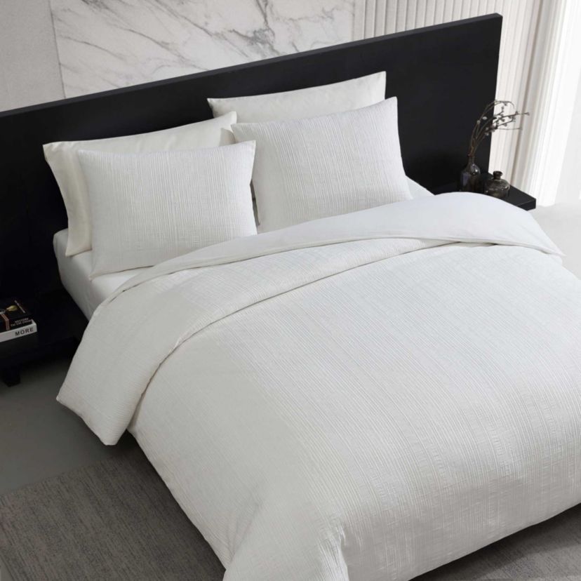 Bark Texture Cotton Comforter Set