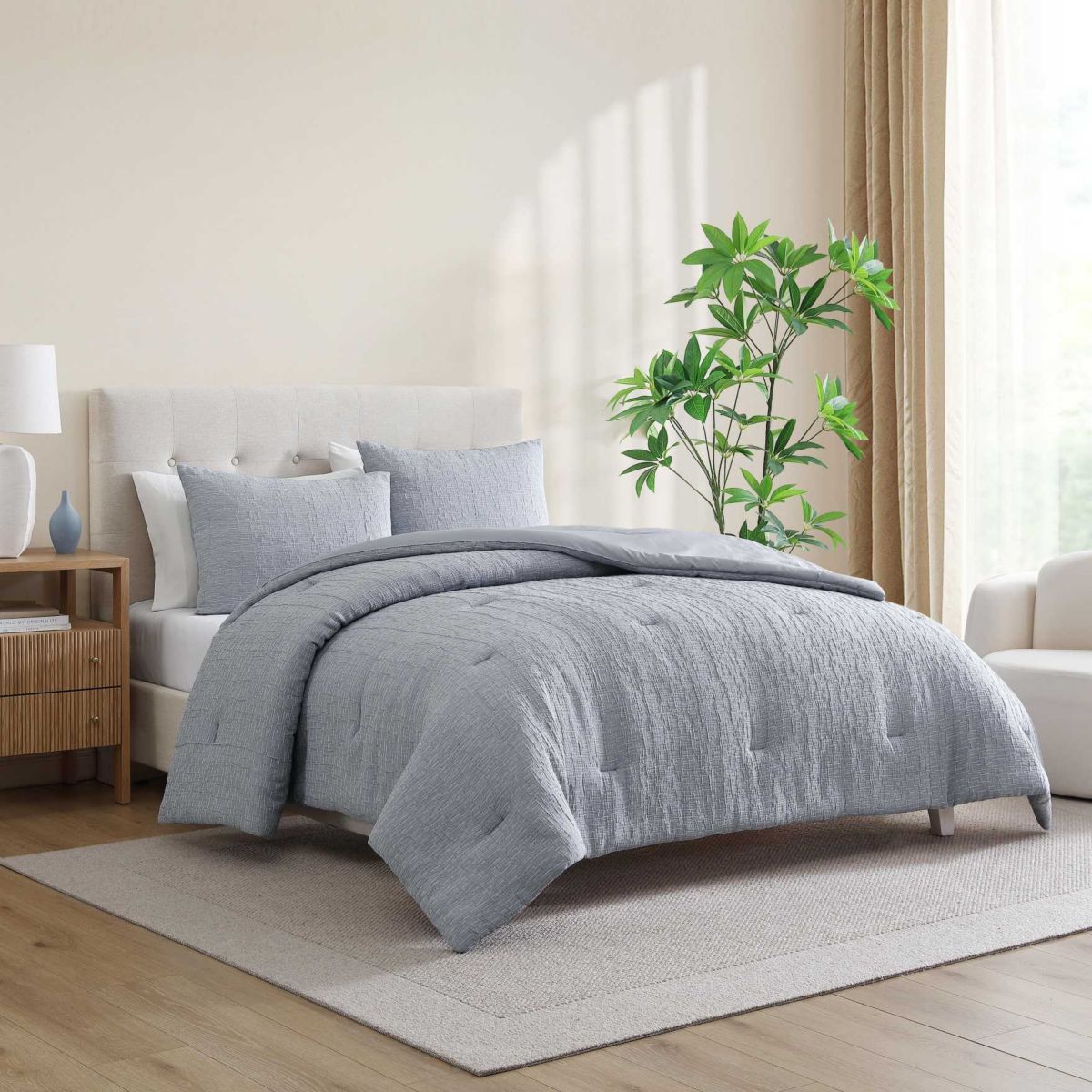 Nautical Stitch Microfiber Comforter Set