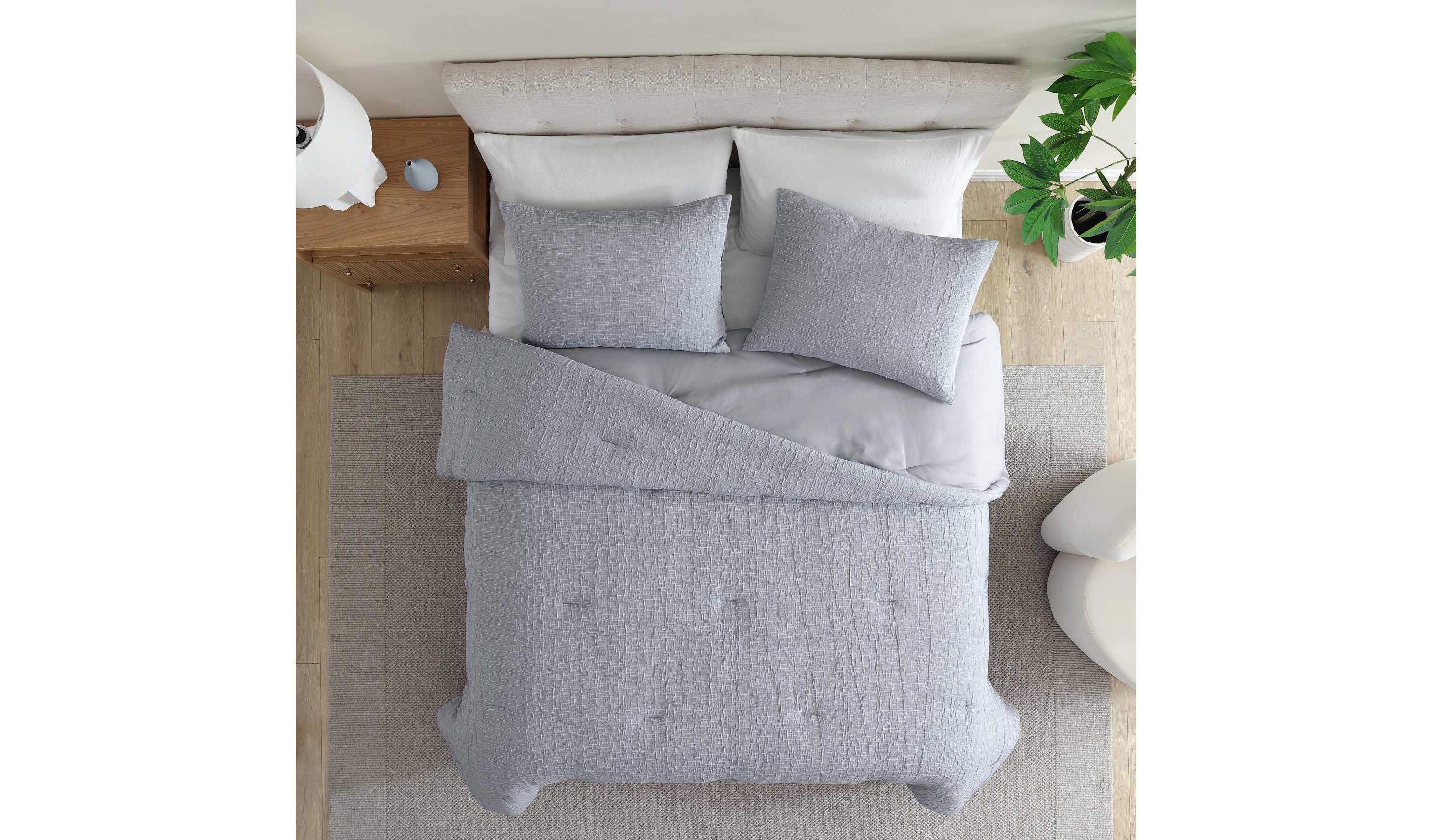 Nautical Stitch Microfiber Comforter Set