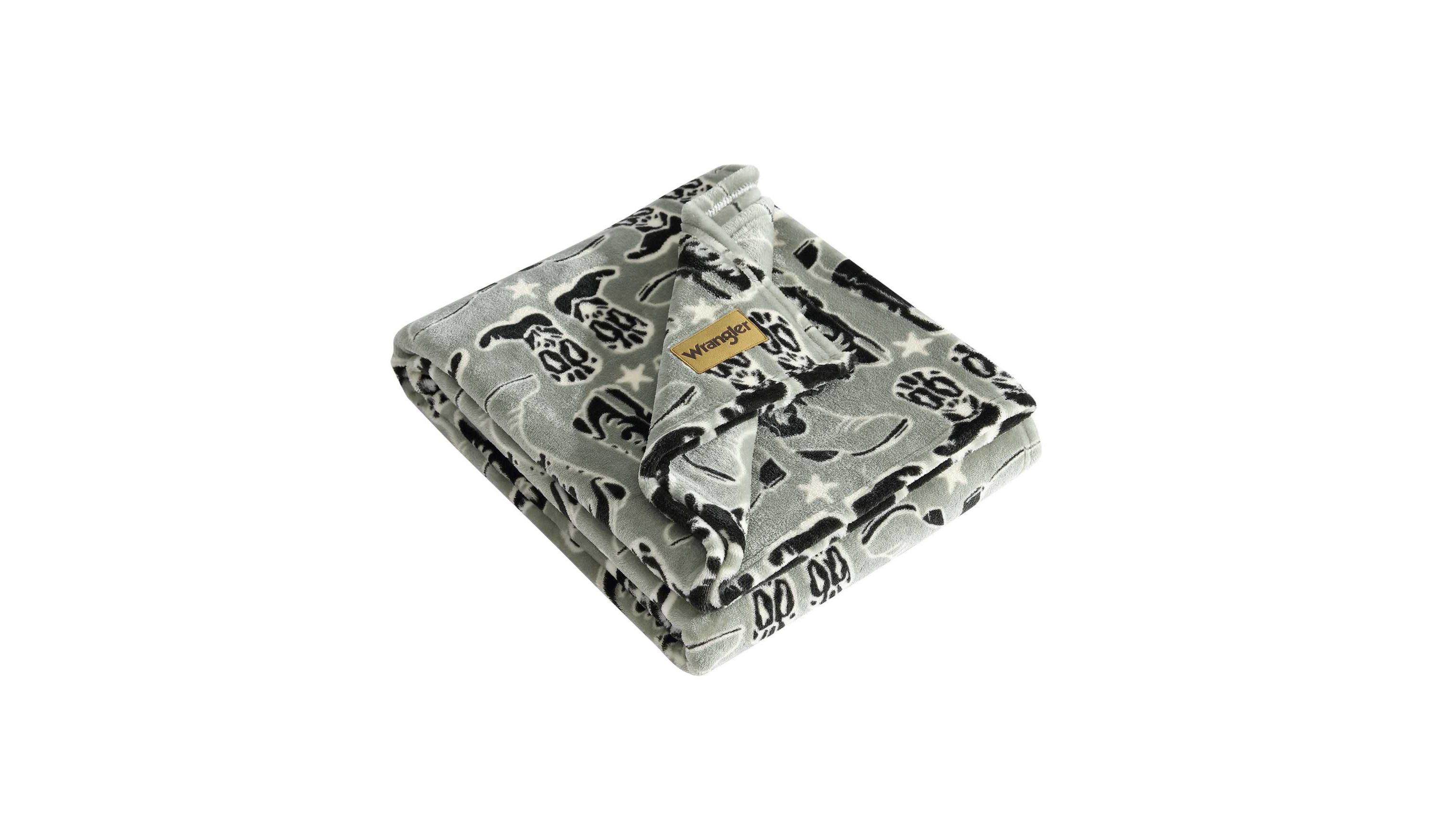 Knockin Boots Microfiber Throw Blanket