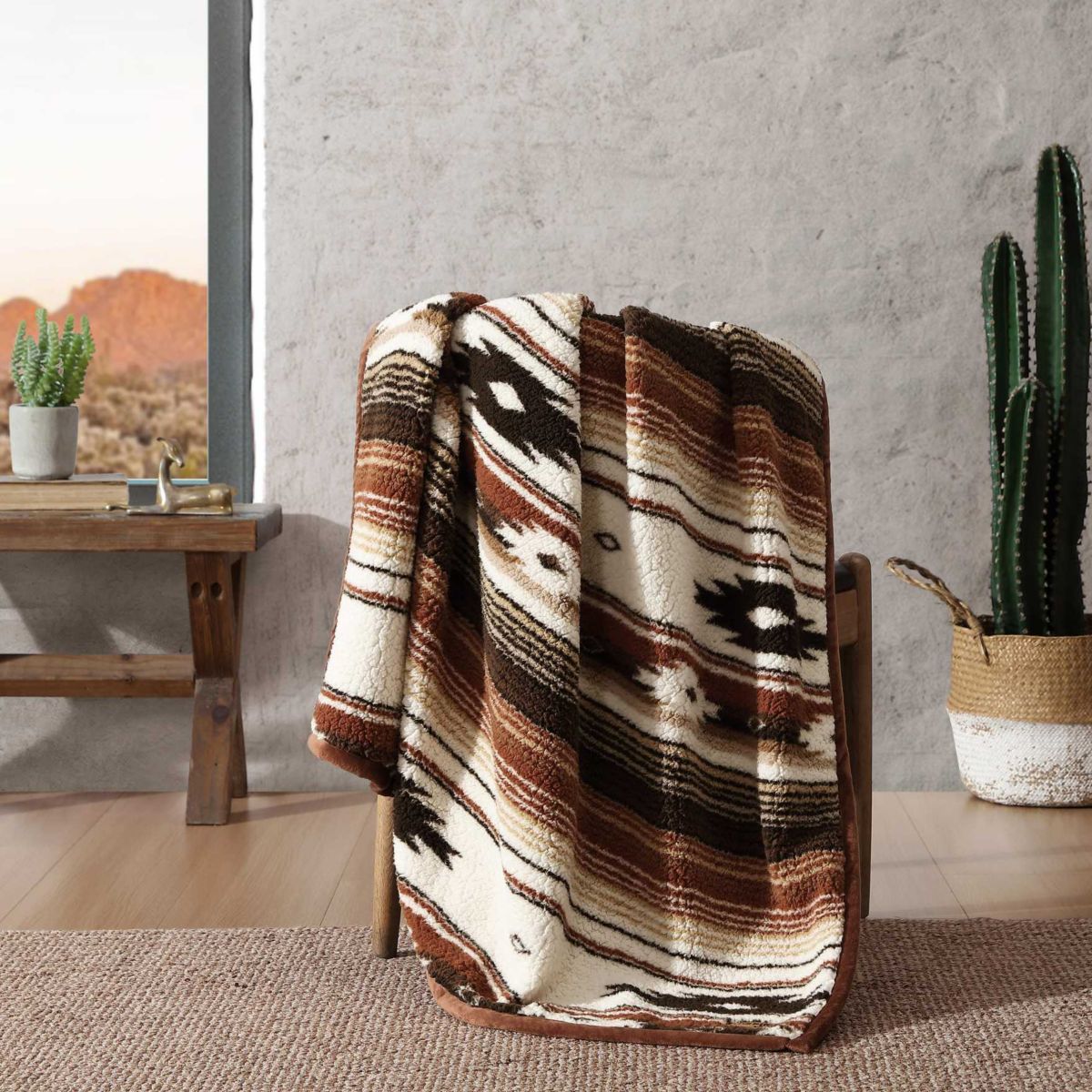 Coyote Sands Microfiber Throw Blanket