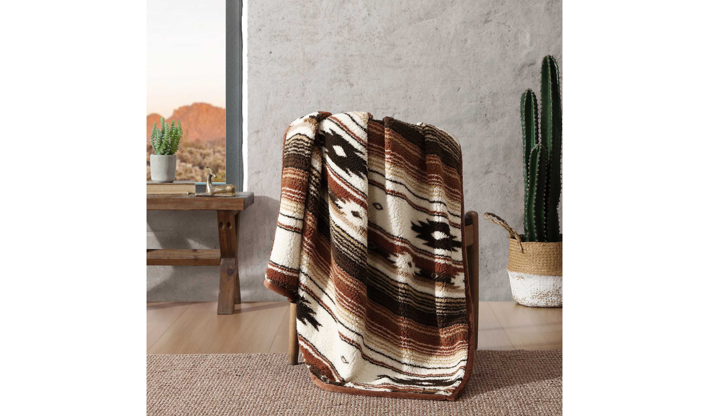 Coyote Sands Microfiber Throw Blanket