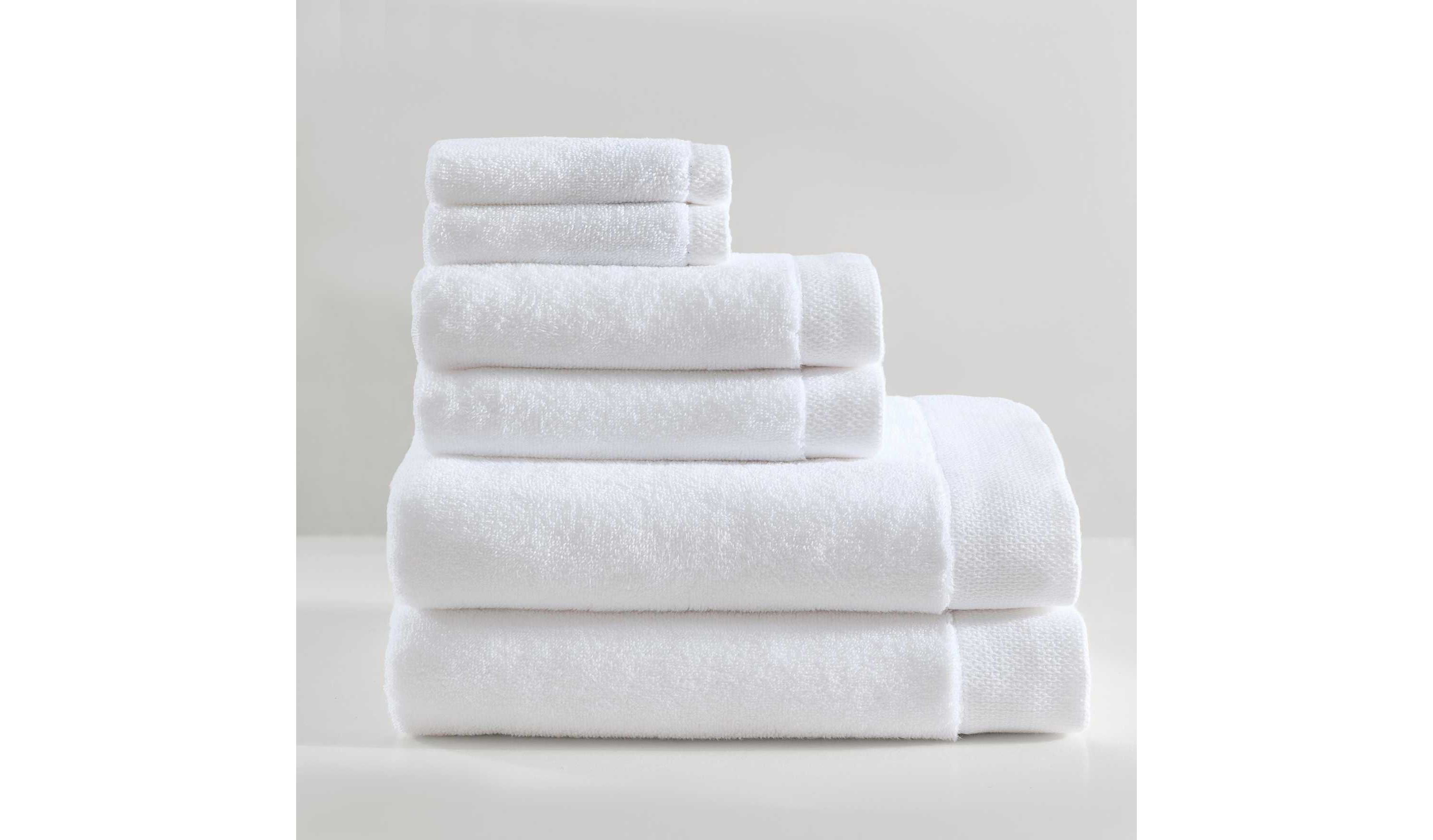 Entwine Solid Cotton 6-Piece Towel Set
