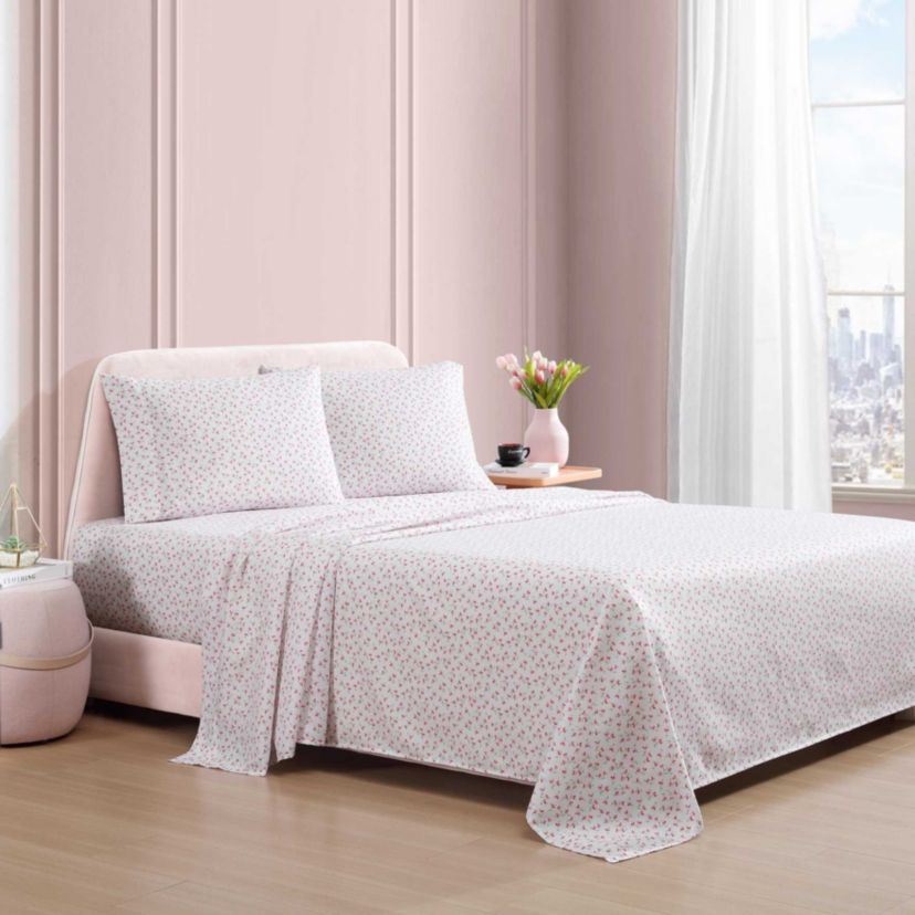 Ballet Floral Microfiber Sheet Set