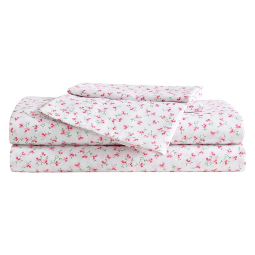 Ballet Floral Microfiber Sheet Set