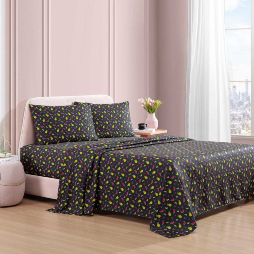 Betsey Fruits Toss Microfiber Sheet Set
