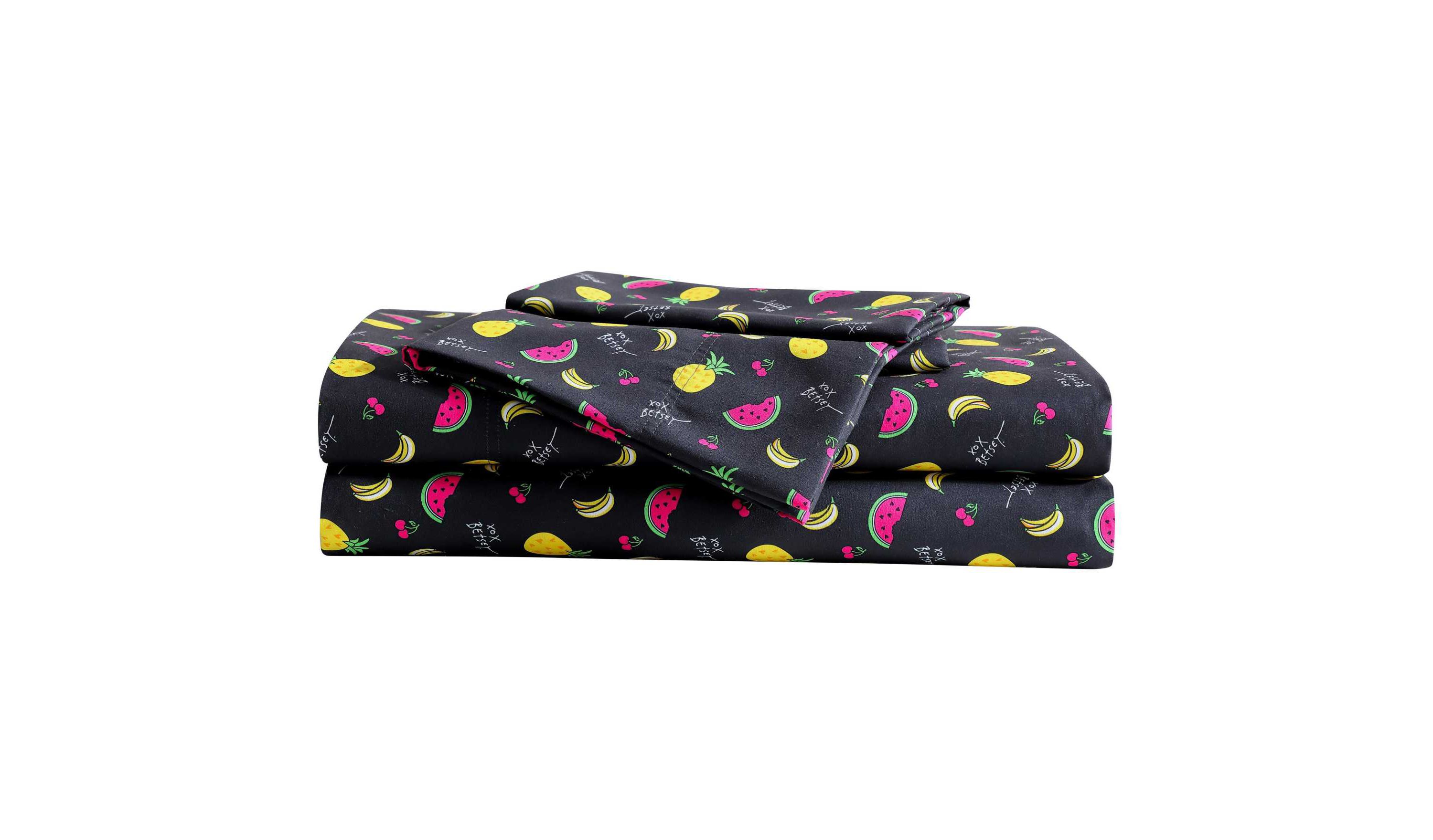 Betsey Fruits Toss Microfiber Sheet Set