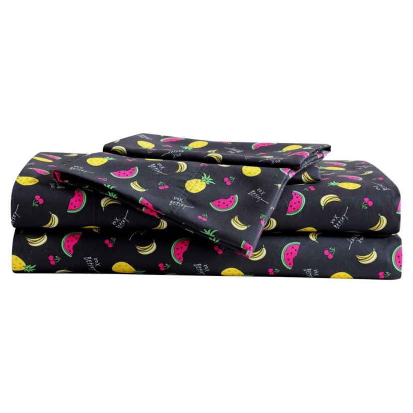 Betsey Fruits Toss Microfiber Sheet Set