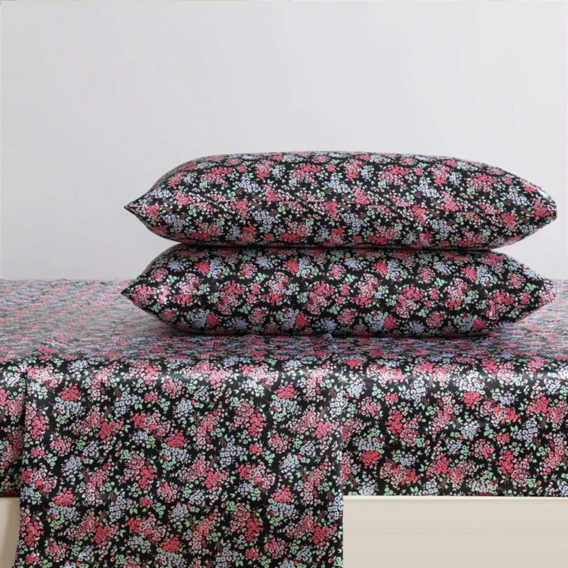 Confetti Floral Microfiber Sheet Set