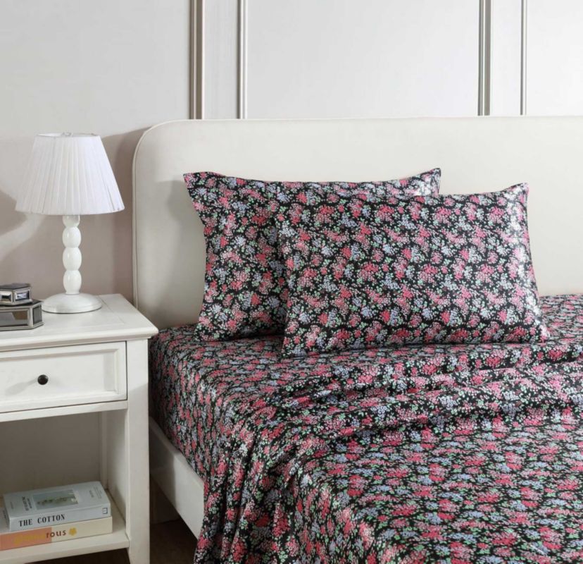 Confetti Floral Microfiber Sheet Set
