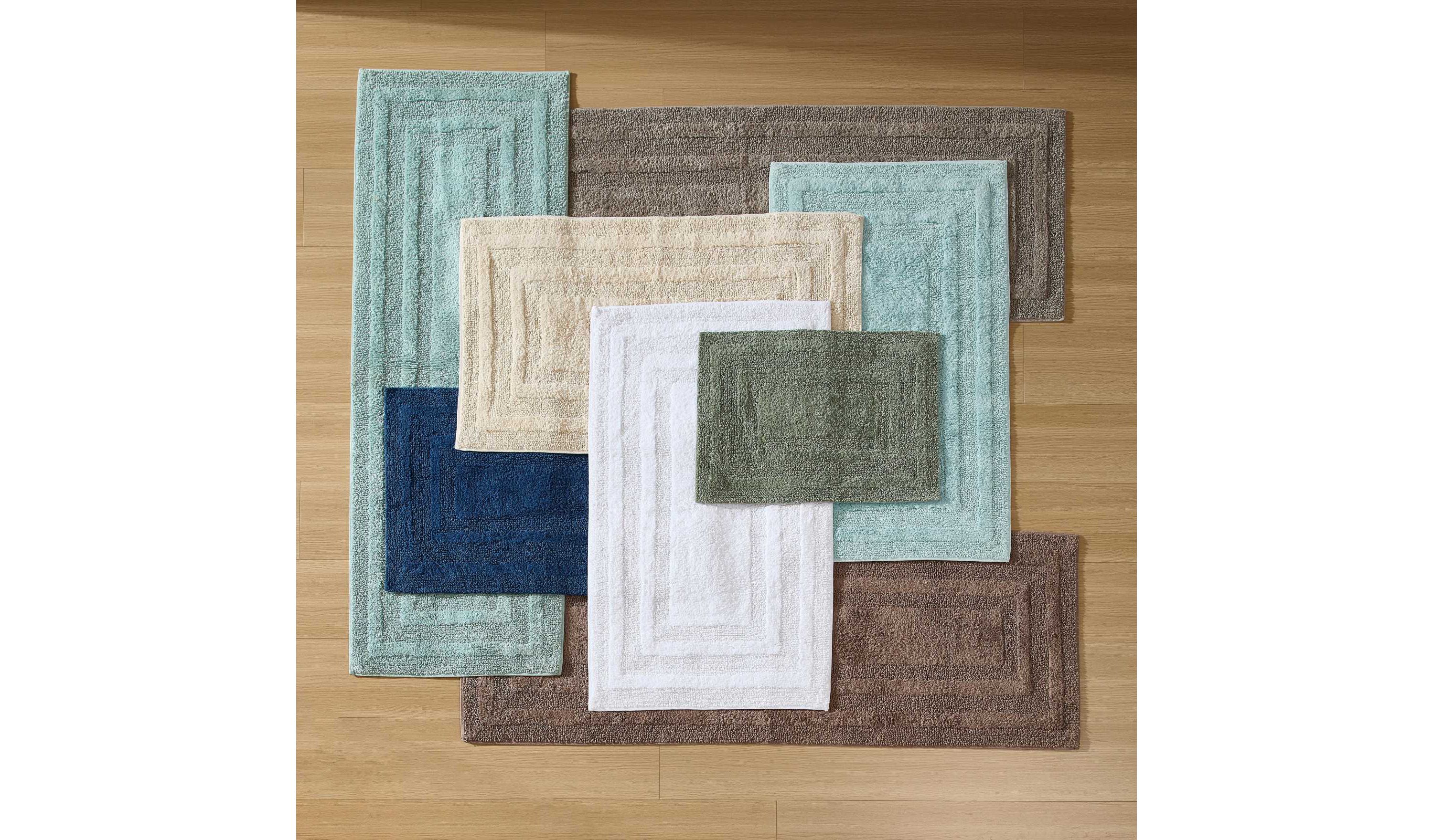 Logan Reversible Cotton Bath Rug