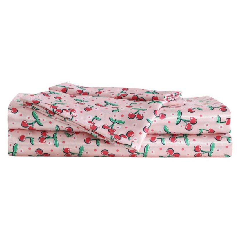 Cherry Good Day Microfiber Sheet Set