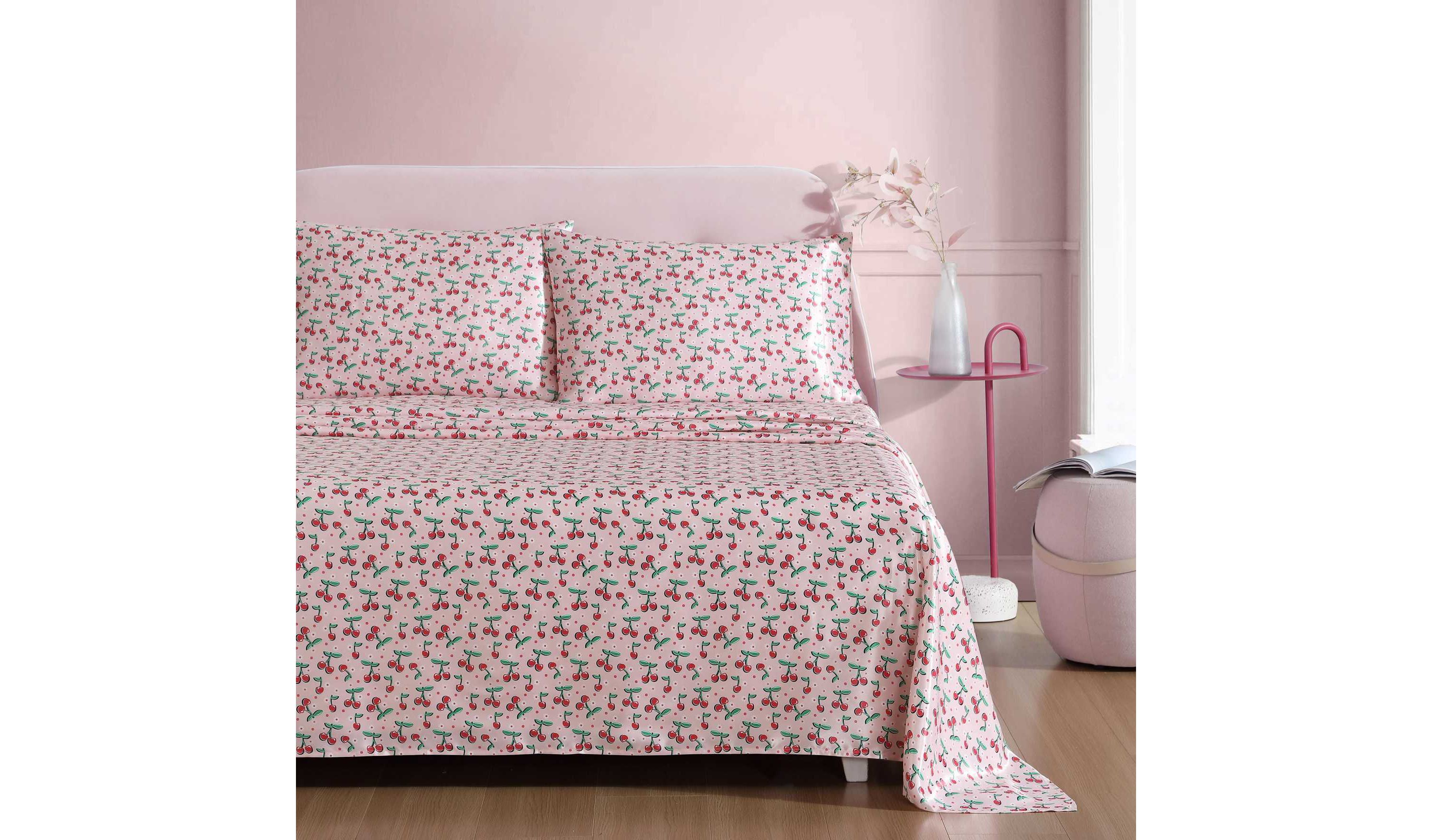 Cherry Good Day Microfiber Sheet Set