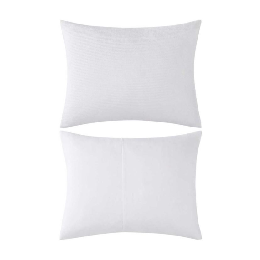 TB Seersucker Solid Microfiber Bed Set Bonus