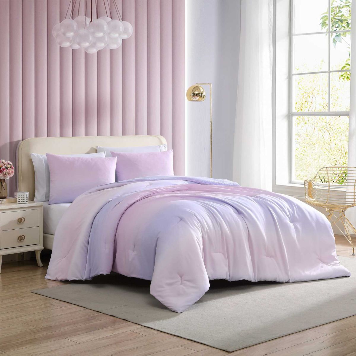 Ombre Microfiber Bed Set Bonus