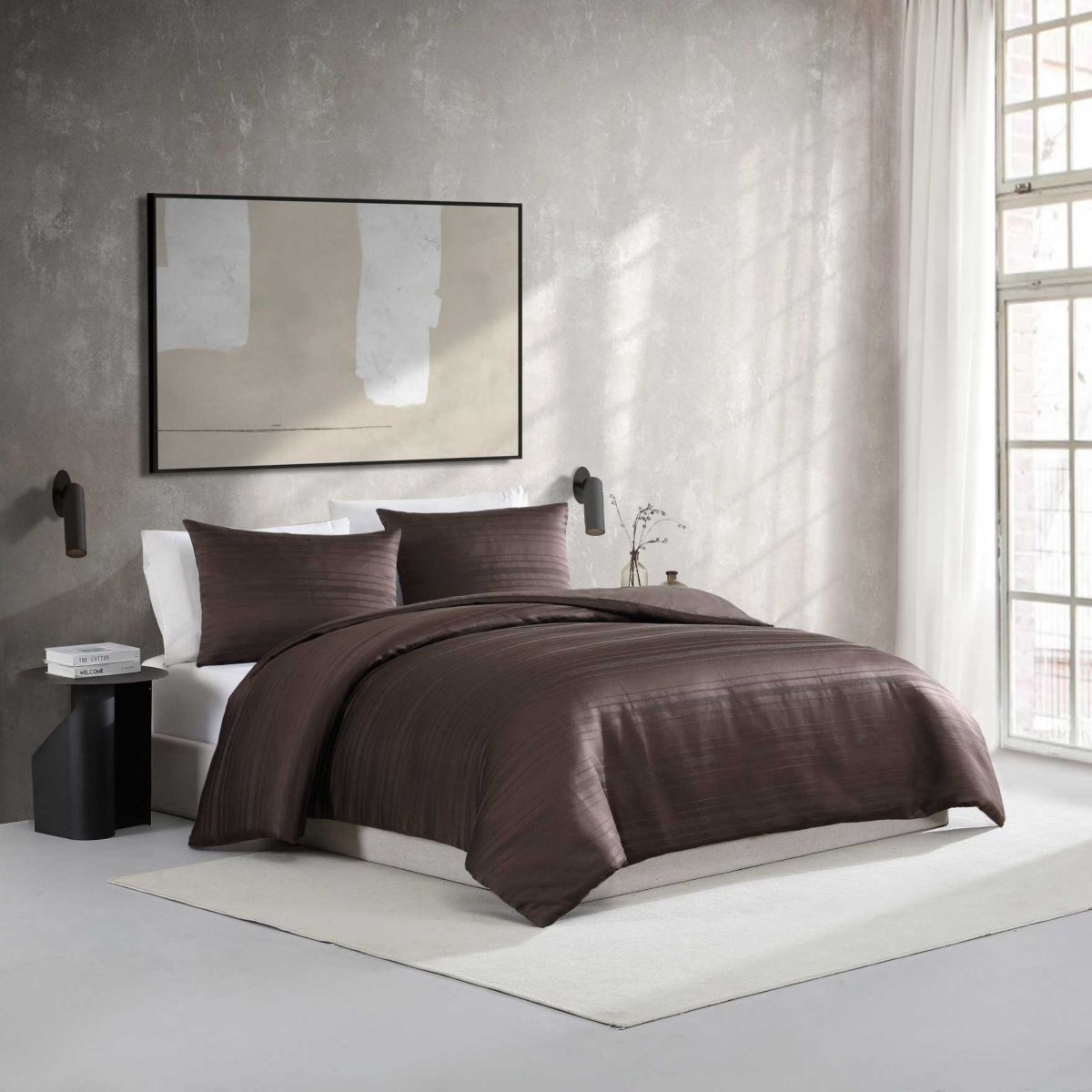 Illusion Lines Microfiber Comforter Set