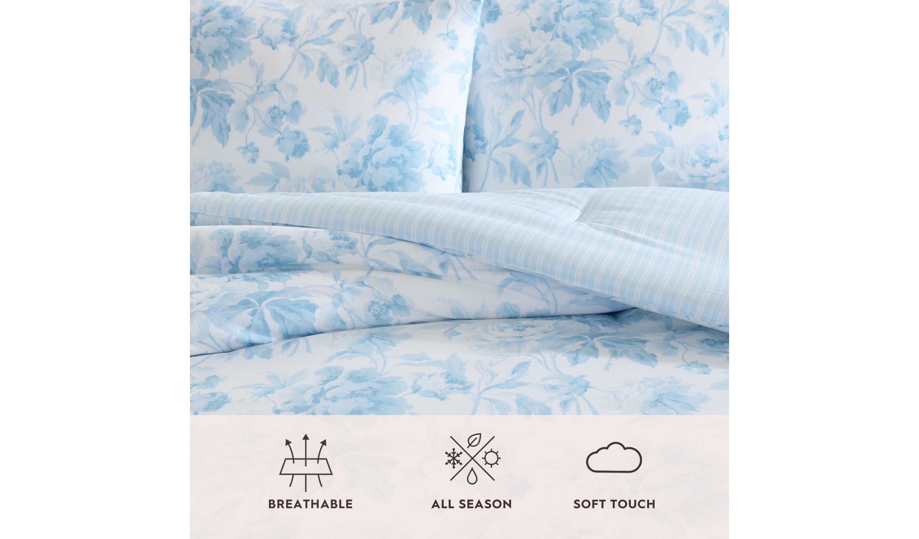 Anja Textured Toile Comforter Set