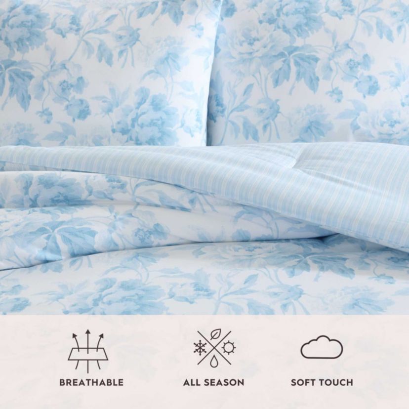 Anja Textured Toile Comforter Set