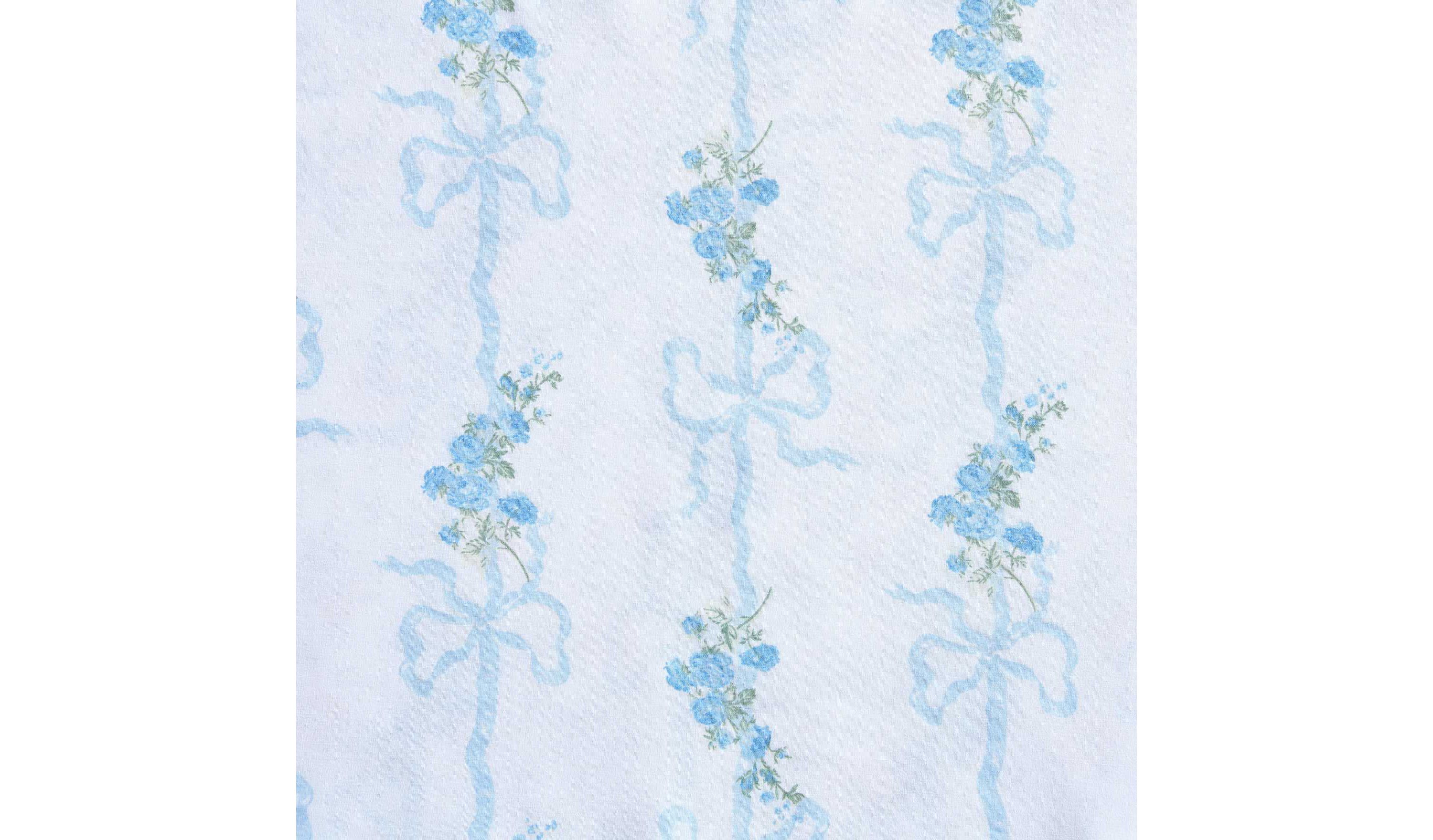 Floral Ribbon Cotton Sheet Set
