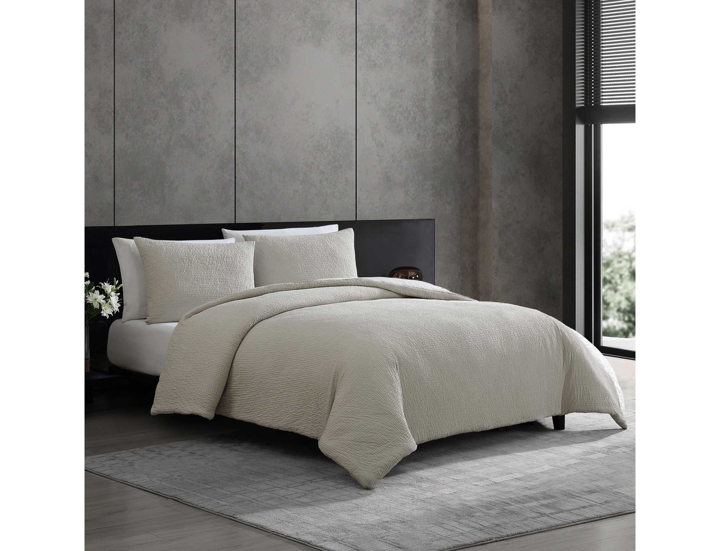 Puckered Texture Cotton Comforter Set