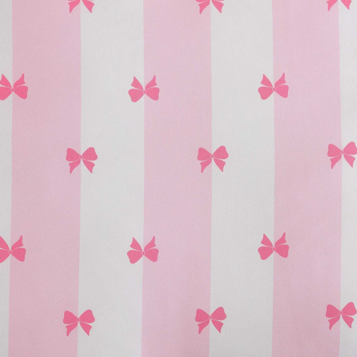 Bow Stripe Microfiber Bed Set Bonus