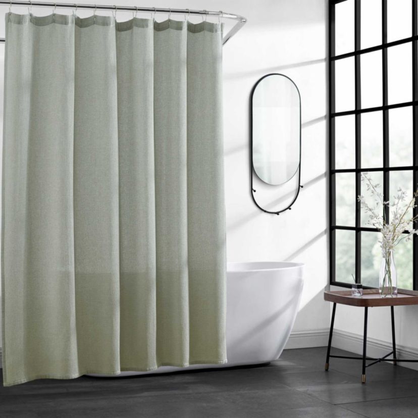 KCNY  Waffle Shower Curtain