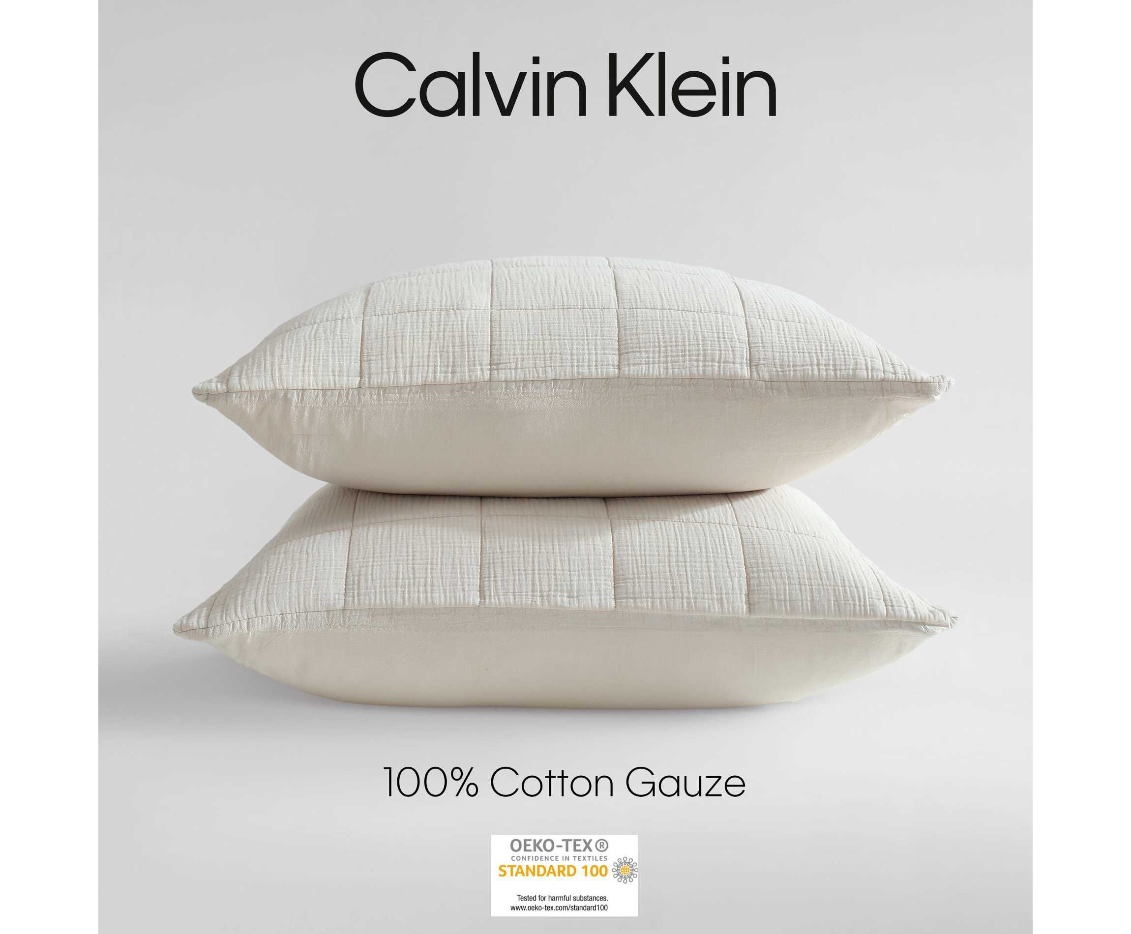 Cotton Gauze Solid Euro Sham Set