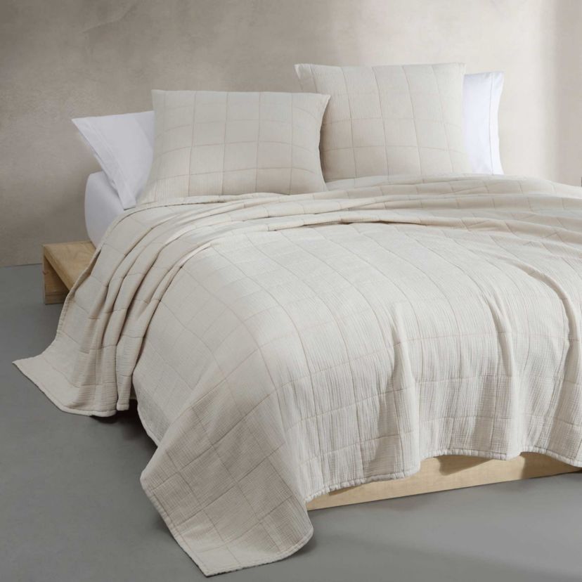 Cotton Gauze Solid Euro Sham Set