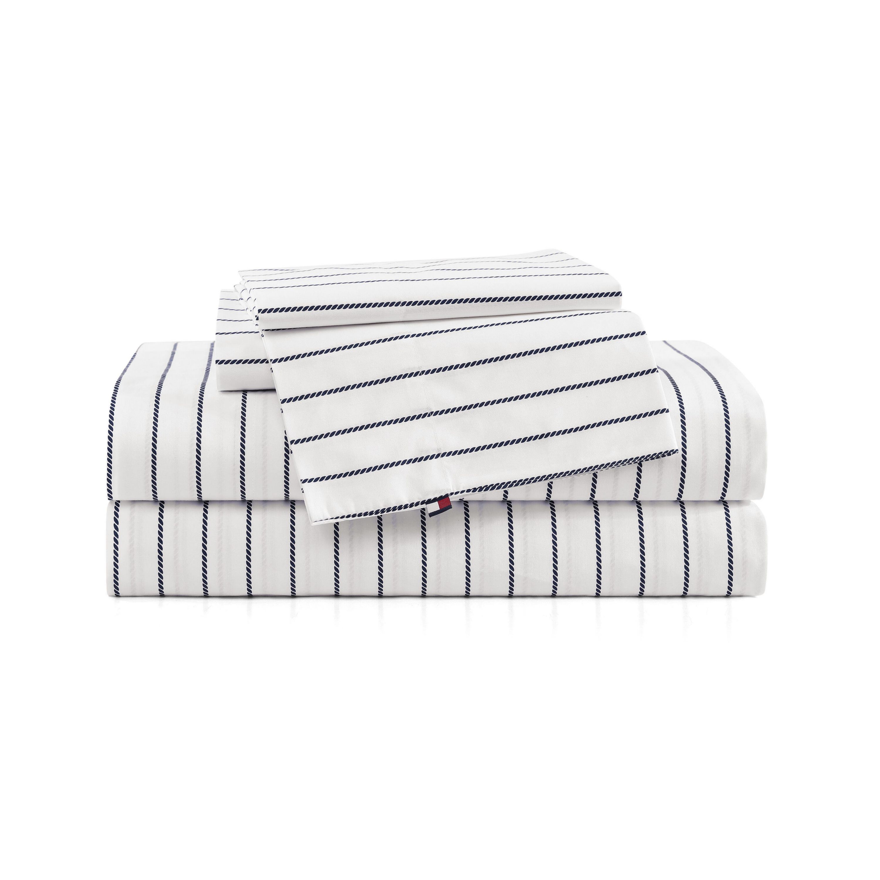 Rope Stripe Cotton Sheet Set
